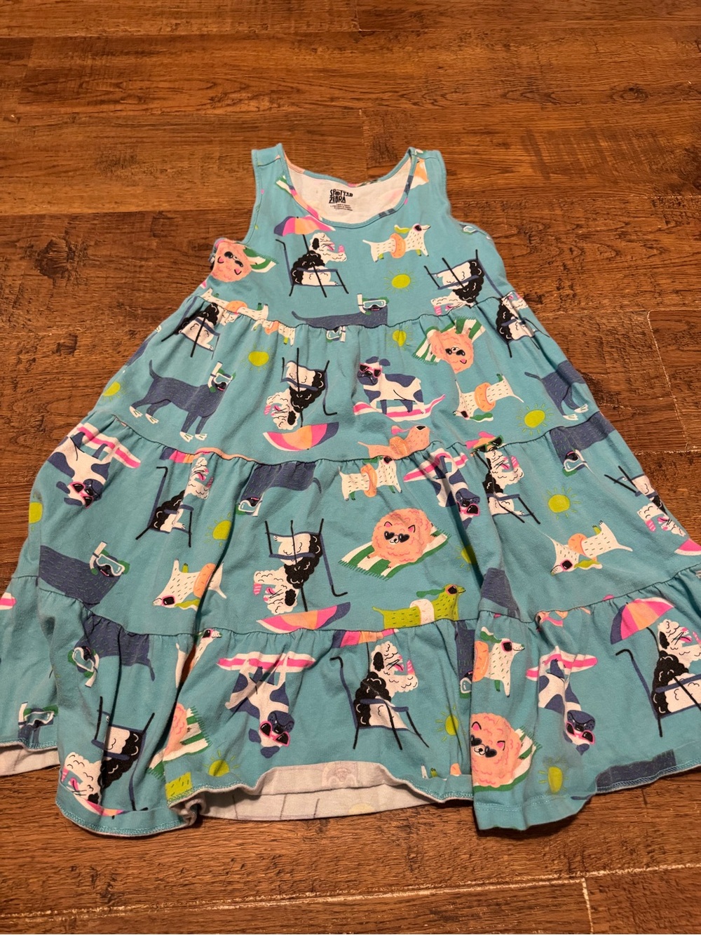 Spotted zebra girls 10 dogs of summer girls dress adorable